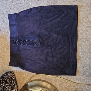 Forever 21 Velvel mini shirt